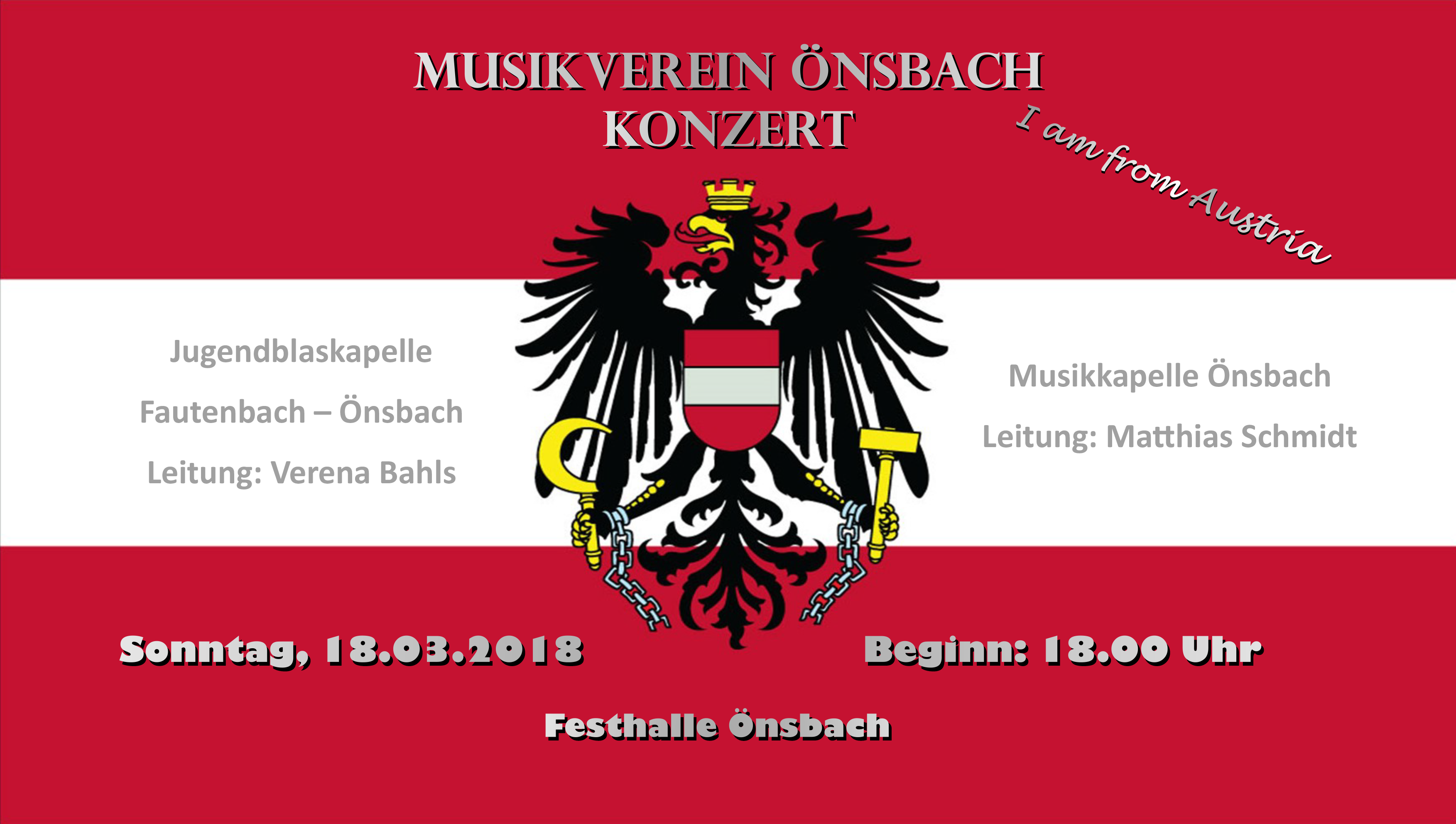 Plakat Konzert 2018